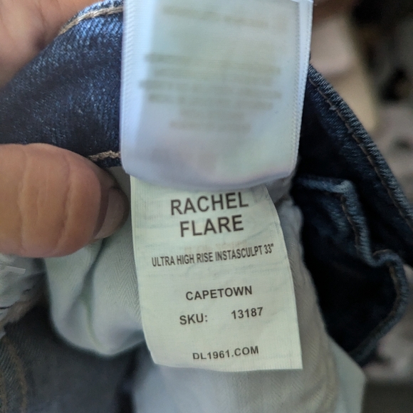 DL1961 Rachel Flare Ultra High Rise Instasculpt 33” - Picture 16 of 16